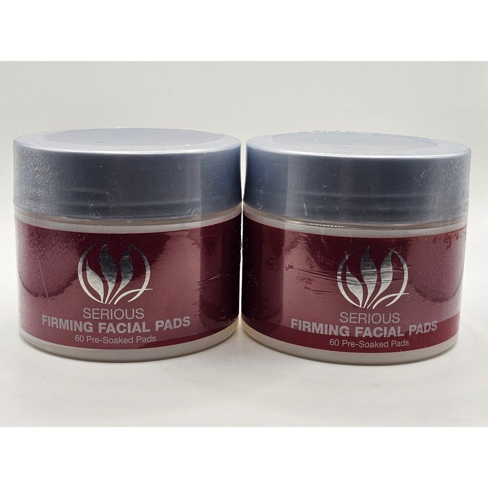 2‎ Serious Skincare Firming Facial Pads 60 Pre-Soaked Anti-Aging Glycolic Acid